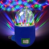 LED Disco Party Night Light – Ships from USA – LED RGB Rotating Night Lamp