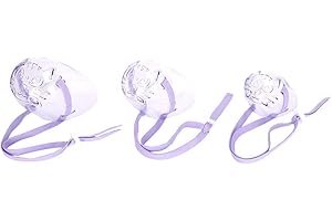 Breathable Pet Muzzle 3 Pack | Helps Manage Biting Mouth Cover for Dogs & Cats | PP Muzzle for Bathing/Grooming/Vet Visits | 