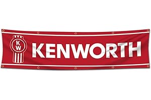 Arbinger Kenworth Car Truck Banner Flag Garage Decor Wall 2x8ft/HD printing/Vibrat Color/ 150D Polyster