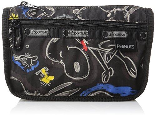 LeSportsac X Peanuts Travel Cosmetic Case, Chalkboard Snoopy