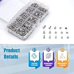KOXXIAMOQ 500pcs Metric Machine Screw Assortment