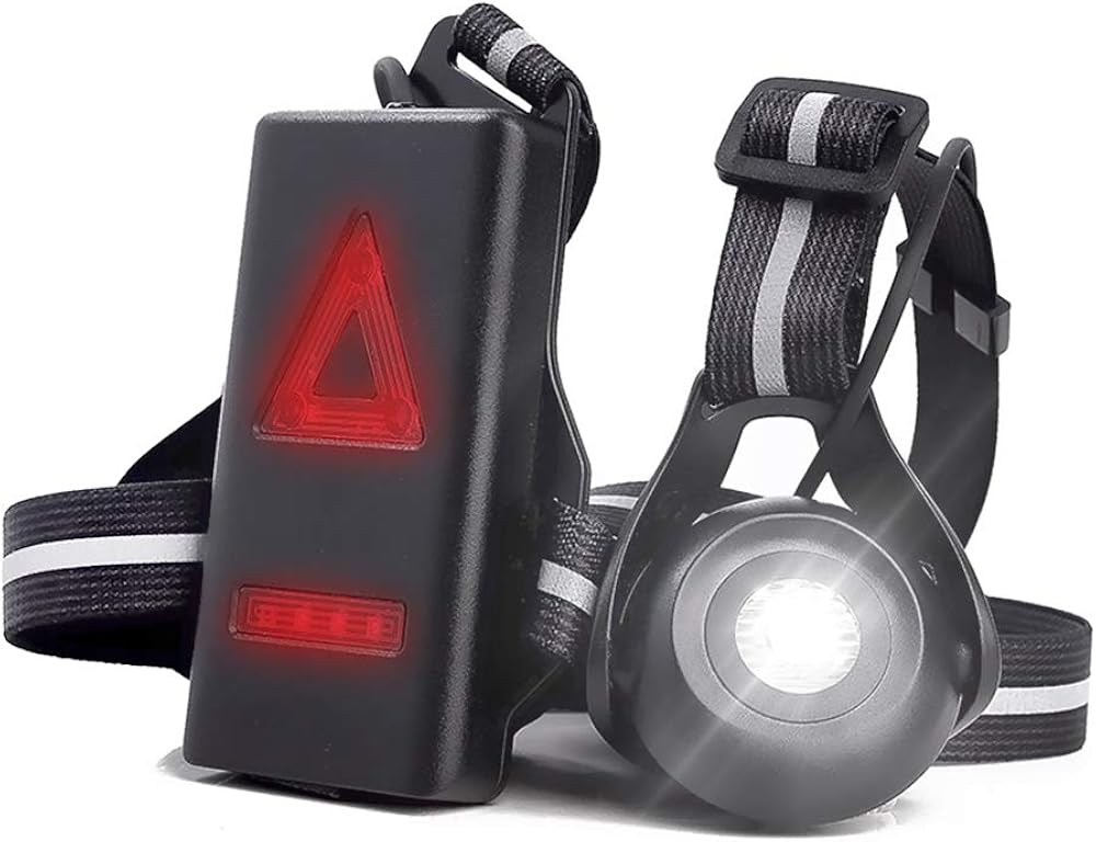 welltop Running Lights Lamp, Rechargeable Chest Flashlight 90