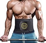 TNT Pro Series Waist Trimmer Weight Loss Ab Belt - Premium Stomach Fat Burner Wrap and Waist Trainer
