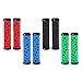Baosity Two Pairs Bikes Bicycle Grips Double Lock Bicycle Handlebar Grips Bar End Plugs Rubber Bike Grips for Bicycle Mountain BMX MTBthumb 3