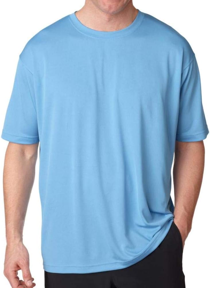 UltraClub Big Men's Cool-n-Dry Performance T-Shirt at  Men’s Clothing store