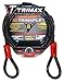 Trimax TDL815 - Trimaflex Dual Loop Multi-Use Security Cable 8 Feet x 15mm - Commercial Grade Security Cable for Equipment, ATVs, Motorcycles, More