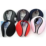 Adults Behind the Head Ear Muffs Fleece - Many Colors Available (Black)