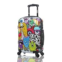 Carry-on Cabin Luggage 55x35x20 Suitcase 20 inch Approved Lightweight 4 Wheel Hard Case Kids Small Size Children Powerbank Charger Prepared MONSTERS&ZOMBIES TOKYOTO LUGGAGE (ONLY TROLLEY)