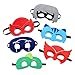 TEEHOME Cartoon Hero Masks Party Favors for Kid (12 Packs) with All Characters - Birthday Party Masks for Children