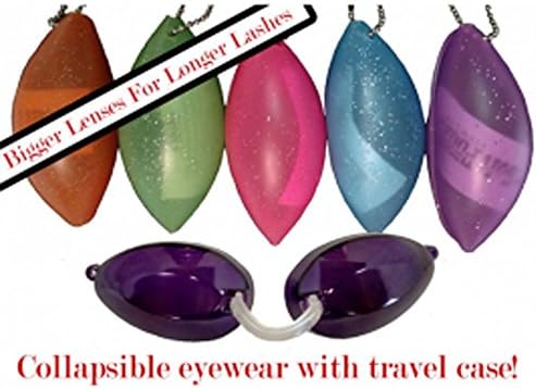 Glitter Soft Podz Goggles - Tanning Bed Keychain Eyewear - Random Colors Picked