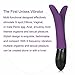 AmoreToy® Rechargeable Multifunctional Silicone Vibrator - 9 Patterns for Internal Stimulation - G-spot Vibe,clitroal Stimulator,male Prostate Massager,foreplay Teaser,powerful Vibration Anal Toy
