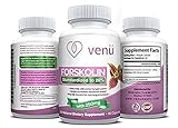 Venü Beauty All-Natural Forskolin - 60 Veggie Capsules with Pure Forskolin Extract -Dietary Supplement for Fast Weight Loss, Boosted Metabolism & Healthy Blood Pressure