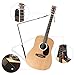 NEUMA Guitar Strap with Leather Ends and Pick Pocket, 3 Picks Included, Ideal for Electric Acoustic Bass Guitar and Ukulele, (Brown)