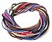 Lace Lacing Leather Suede Assortment Craft Kit; 8 Yards (1 Yard of Each Color Shown)