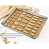 Baking Tray, Stainless Steel Baking Sheet Cookie Tray Professional, 40 x 30 x 2.5 cm, Non Toxic & Healthy, Mirror Finish…