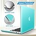 IBENZER Compatible with MacBook Pro 13 Inch Case 2015 2014 2013 end 2012 A1502 A1425, Hard Shell Case with Keyboard Cover for Old Version Mac Pro Retina 13, Turquoise, R13TBL+1N