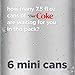 Diet Coke Soda Soft Drink, 75 fl oz, 6 Pack