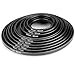 Neewer 10 Pieces Anodized Black Metal Step-up Adapter Ring Set Including 26-30mm, 30-37mm, 37-43mm, 43-52mm, 52-55mm, 55-62mm, 62-67mm, 67-72mm, 72-77mm, 77-82mm