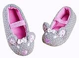 Toddler/Little Girls' Cute Knited Warm Cartoon Ballerina House Slippers