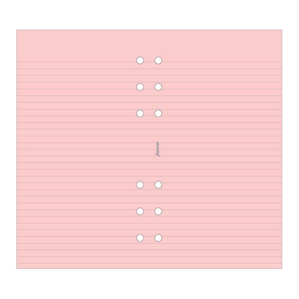 Filofax Ruled Pink Paper (B133007)