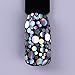 BORN PRETTY 1.5g holographic Silver Nail Flakies Mixed Size Round Nail Sequins Glitter Paillette Laser Silver