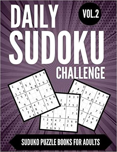 daily sudoku challenge suduko puzzle books for adults 366 medium sodoku puzzles game with solutions intermediate level sudoku books for adult large print daily sudoku serie library bma 9798637594115 amazon com books
