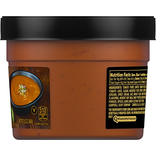 Campbell's Slow Kettle Style Soup, Tomato & Sweet Basil Bisque, 15.5 Ounce (Pack of 8)