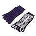 Cosfash Yoga Socks Non Slip Skid Toe Grips for Pilates Barre Women Men 4 Pack, Multi, One Size