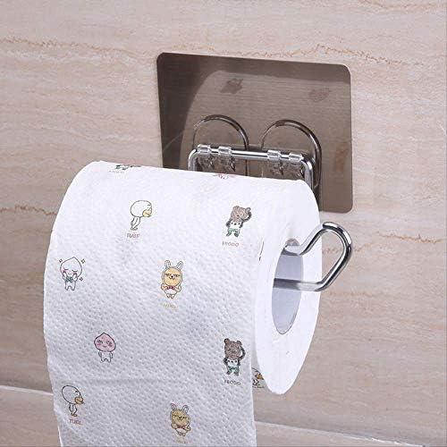 Fagnqi Trayhooked Tissue Rack Bathroom Punch-Free Roll Paper Rack