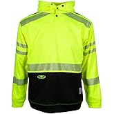 Arborwear Men's 820740 Tech Double Thick Hooded Pullover Sweatshirt HVSA Class 3