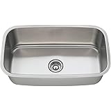 Kraus Kbu14 31 1 2 Inch Undermount Single Bowl 16 Gauge Stainless Steel Kitchen Sink Amazon Com
