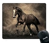 Smooffly Anime Mouse Pads Custom,Vivid Wild Horses