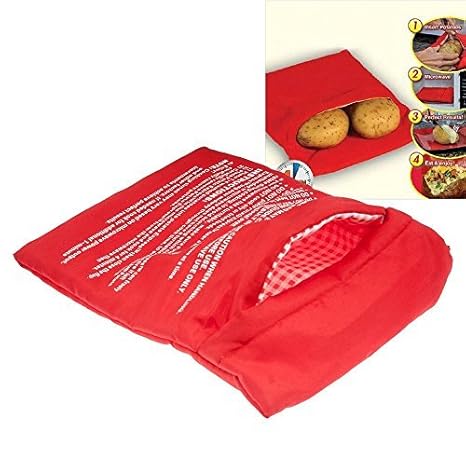 Red Cooker - Bolsa para Patatas de Cocina (microondas, Lavable ...