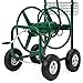 Best Choice Products 300ft Water Hose Reel Cart w/ Basket for Outdoor Garden, Heavy Duty Yard Water Planting - Green