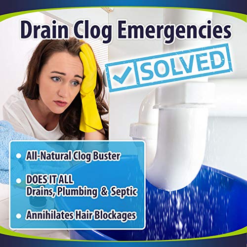 Drain Clog Remover and Opener Septic Tank Treatment MultiPurpose