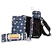 Ah Goo Baby Diaper Travel Pouch, Blueberry Pattern