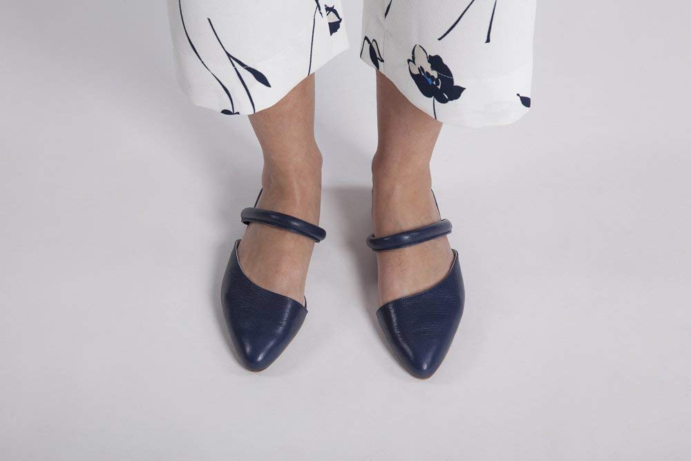 navy blue flats amazon