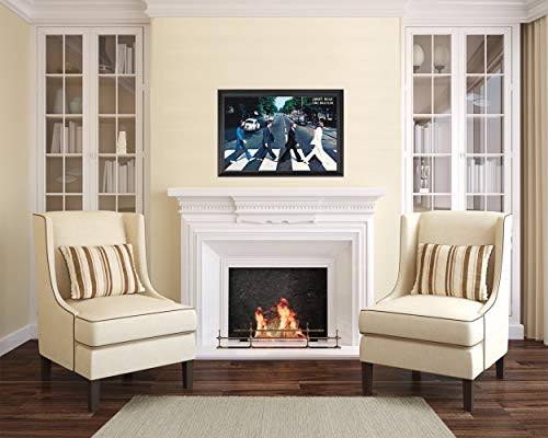 The Beatles Abbey Road Album Wall Art Decor Framed Print | 24x36 Premium (Canvas/Painting Like) Textured Poster | Rock Band Greatest Music Records & Hits | CD & Vinyl Cover Artwork Photo for Bedroom The Beatles Abbey Road Album Wall Art Decor Framed Print | 24x36 Premium (Canvas/Painting Like) Textured Poster | Rock Band Greatest Music Records & Hits | CD & Vinyl Cover Artwork Photo for Bedroom