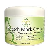 Best Stretch Mark Cream - For Prevention and Removal of Old or New Marks - Stretch Mark Removal Cream for Men or Pregnant Women - Contains Vitamin E, Aloe Vera + Shea Butter to Fade Stretch Marks