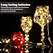 LEDIKON 24 Pack Led Fairy Lights Battery Operated,7.2FT 20LEDs Warm White Copper Wire Firefly Lights,Waterproof LED Mini String Lights for Wedding Party Mason Jars Crafts Christmas Decor