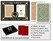 DA VINCI Italian 100% Plastic Playing Cards, 2 Deck Set with Hard Shell Case and 2 Cut Cards