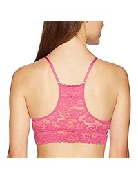 Brand - Mae Women's Lace Racerback Bralette with Removable Pads (for A-C cups)