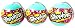 Shopkins - Christmas Ornament 2 Shopkins In A Bauble - Bundle of 3