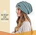 Brook + Bay Slouchy Beanie - Women's Winter Hats, Oversized Beanie Knitted Hats for Women & Men - Beanie Slouch Hats for Cold Weather Pastel Green