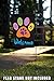 Toland Home Garden 112670 Welcome Paws- Black Paw Print Flag 12x18 Inch Double Sided Paw Print Garden Flag for Outdoor House Cat Dog Flag Yard Decoration