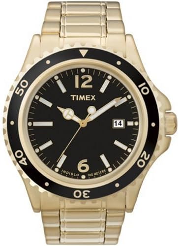 timex gold watch mens