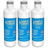 LT1000P Refrigerator Water Filter Replacement of AQUACREST, Compatible with LG LT1000P, LT1000PC, LT1000PCS, MDJ64844601, ADQ74793501, ADQ74793502, Kenmore 46-9980, 9980 (Pack of 3)