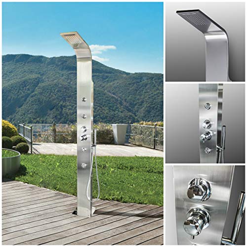 316 Marine Grade Stainless Steel Massage Outdoor Shower Panel (BRIGHTON