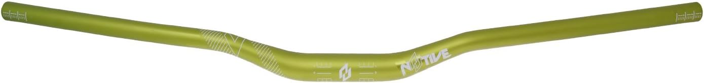 N8TIVE Handlebar AL7075 780x31,8, 30 mm Rise, 5 ° Up, 7 ° BACKSWEEP – Green