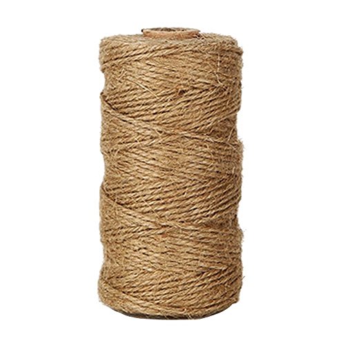 Natural Jute Twine Durable Industrial Packing Materials Heavy Duty Natural Brown Twine Jute Rope/string 320ft/100m for Arts, Crafts & Gardening Applications